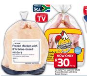 No Name Or Supre Whole Frozen Chicken With brine Based Mixture-Per Kg