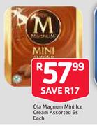 Ola Magnum Mini Ice Cream Assorted 6s-Each