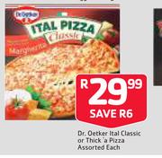 Dr. Oetker Ital Classic Or Thick'a Pizza Assorted-Each