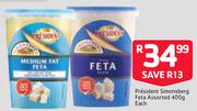 President Simonsberg Feta Assorted 400g-Each