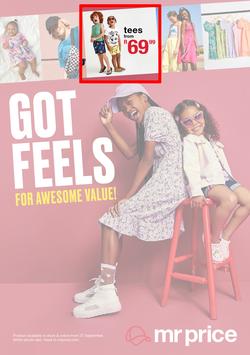 Mr Price : Got Feels For Awesome Value (27 September - 27 October 2021), page 1