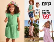 Mrp Kids 1-7 Swim Shorts-Each