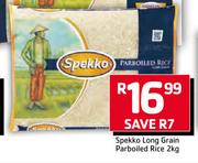 Spekko Long Grain Parboiled Rice-2Kg