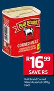 Bull Brand Corned Meat Assorted-300g Each