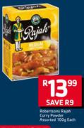 Robertsons Rajah Curry Powder Assorted-100g Each