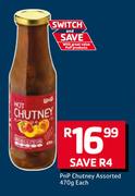 PnP Chutney Assorted-470g Each