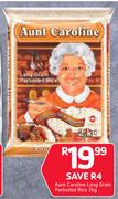 Aunt Caroline Long Grain Parboiled Rice-2kg