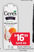 Ceres 100% Fruit Juice Blend 1Ltr-Each
