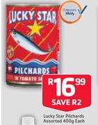 Lucky Star Pilchards 400g-Each