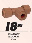 Uni-Twist Tee CXCXC-15mm