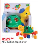 ABC Turtle Shape Sorter