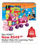 Walker Ride-On Learning Train