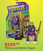 Teenage Mutant Ninja Turtles Throw And Battle Figure