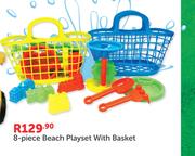 8-Piece Beach Playset With Basket