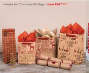 Home For Christmas Gift Bags-Each