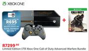 Xbox One 1TB + Call Of Duty Advanced Warfare Bundle