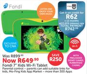 Fondi 7" Kids Wi-Fi Tablet