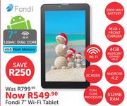 Fondi 7" Wi-Fi Tablet