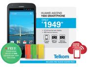 Huawei Ascend Y600 Smartphone+Free Power Bank