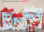 Christmas Fun Gift Bags-Each