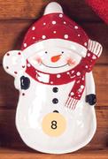Snowman Dish