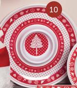 Melamine Chip And Dip Plate