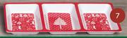 Melamine 3 Section Plate