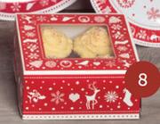 Red & White Food Gift Boxes-Per pack