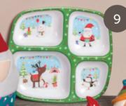 Melamine 4 Section Tray