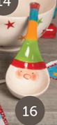 Multi Coloured Santa Spoon