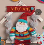 Striped Santa Wreath