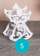 Glitter Angel Tealight Holder