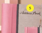 Large Gardenia Address Book