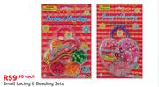 Small Lacing & Beading Sets Each