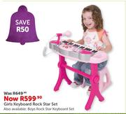 Girls Keyboard Rock Star Set