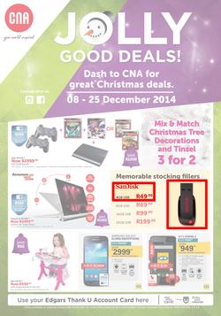 CNA : Jolly Good Deals (8 Dec - 25 Dec 2014), page 1