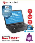 Packard Bell i3 Notebook