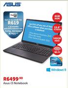 Asus i3 Notebook