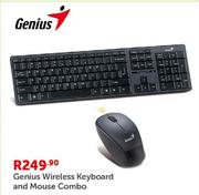 Genius Wireless Keyboard And Mouse Combo