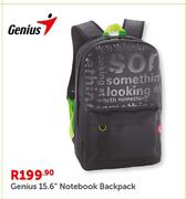 Genius 15.6" Notebook Backpack