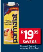Parmalat Custard Assorted-1Ltr Each