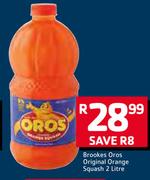 Brookes Oros Original Orange Squash-2Ltr