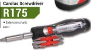 Carolus Screwdriver With Extension Shank