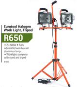 Eurotool Halogen Work Light,Tripod