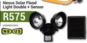 Nexus Solar Flood Light Double + Sensor