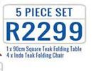 Indo 5 Piece Set
