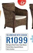 Indonesian 165 Armchair With Cushion