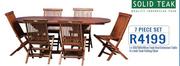 Indo Solid Teak 7 Piece Set
