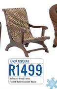 Indonesian Jepara Armchair