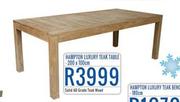 Hampton Luxury Teak Table-200x100cm
